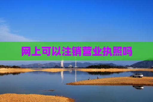 网上可以注销营业执照吗